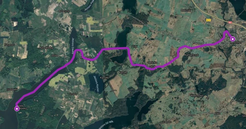 Przez Wrota Kanału Elbląskiego – Chmielówka – 16,5 km