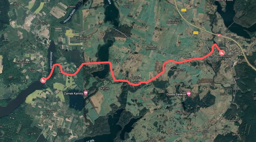 Przez Wrota Kanału Elbląskiego – Kraga – 12,7 km